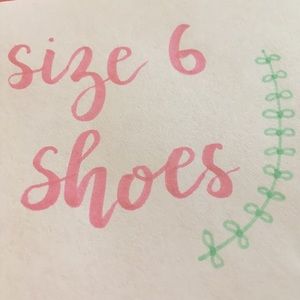 Good deals for size 6 shoes!